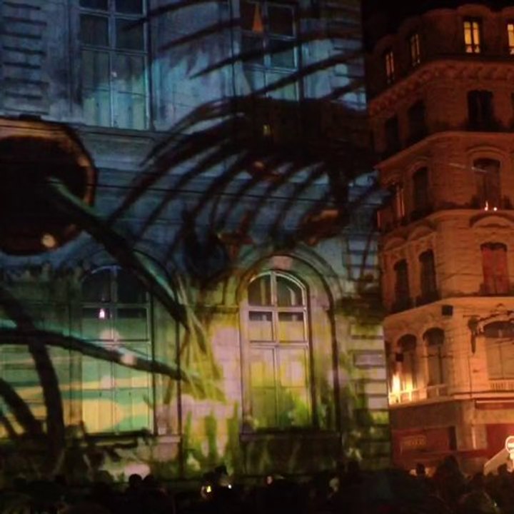 Animation sur la place des Terreaux