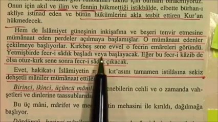 BEDİÜZZAMAN DİYOR Kİ _ MEHDİ 1981 - 1991 Lİ YILLARDA FAALİYE
