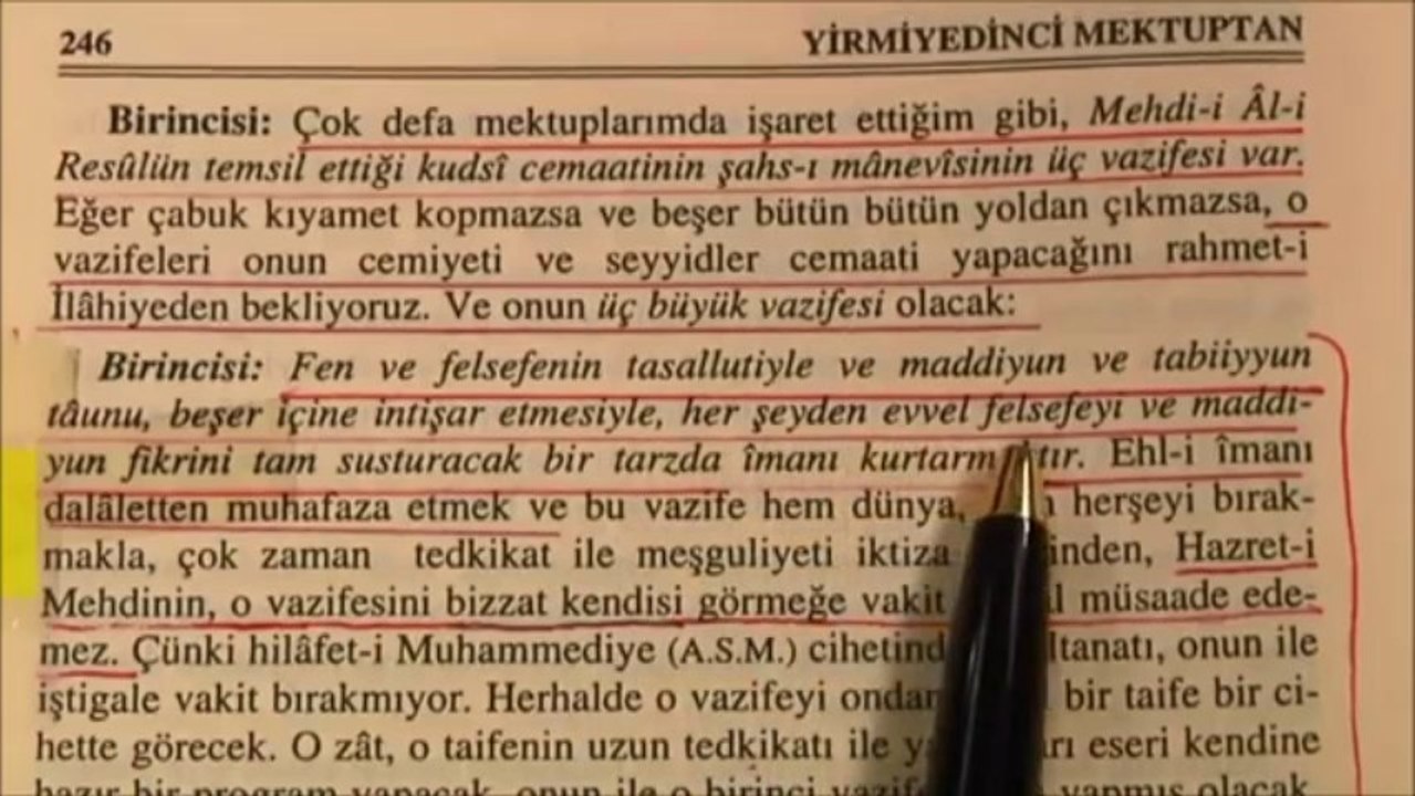 BEDİÜZZAMAN DİYOR Kİ _ MEHDİ DARWINİZM VE MATERYALİZMİ FİKREN YERLE BİR EDECEK
