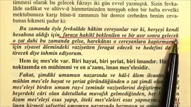 BEDİÜZZAMAN DİYOR Kİ _ MEHDİ ZAT OLARAK BENDEN 1 ASIR SONRA GELECEK