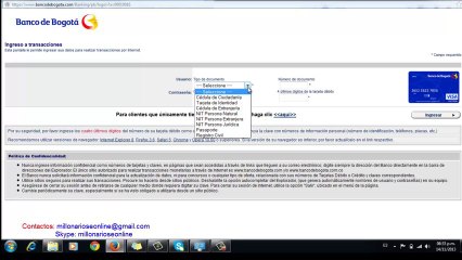 Prueba de pago Telexfree-ewallet a cuenta bancaria