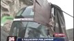 Cinco muertos y ocho heridos dejó el choque de un camión en La Oroya