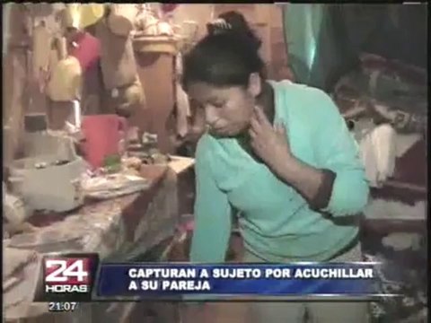 Sujeto ebrio acuchilla a su expareja por celos en Villa María del Triunfo