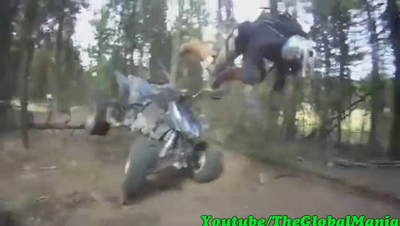 Funny Quad Accident: The Superman Jump