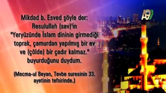 Cübbeli Ahmet Hoca Hz. Mehdi (as)'ın Roma'yı manen feth edeceğini ve İslam ahlakını tüm dünyaya hakim kılacağını anlatıyor