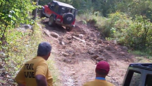 Jeep 4x4 Offroading: The Tricky Rock Hill Climb HD