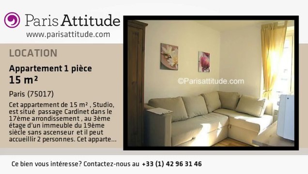 Appartement Studio à louer - Batignolles, Paris - Ref. 2068