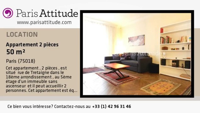 Appartement 1 Chambre à louer - Jules Joffrin - Mairie du 18ème, Paris - Ref. 8379