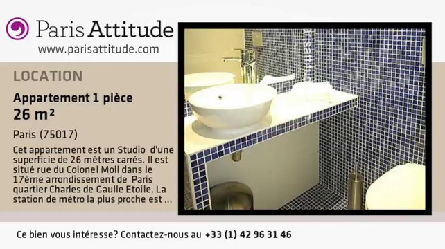 Appartement Studio à louer - Arc de Triomphe, Paris - Ref. 3137