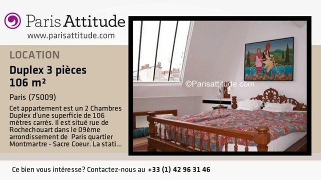 Duplex 2 Chambres à louer - Poissonnière, Paris - Ref. 527