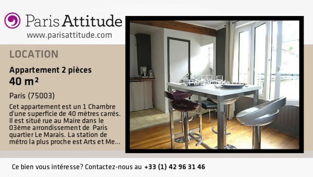 Appartement 1 Chambre à louer - Arts et Métier, Paris - Ref. 4111