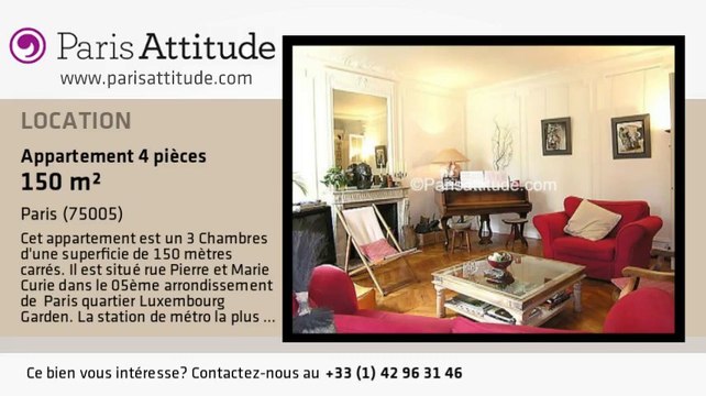 Appartement 3 Chambres à louer - Panthéon/Sorbonne, Paris - Ref. 3341