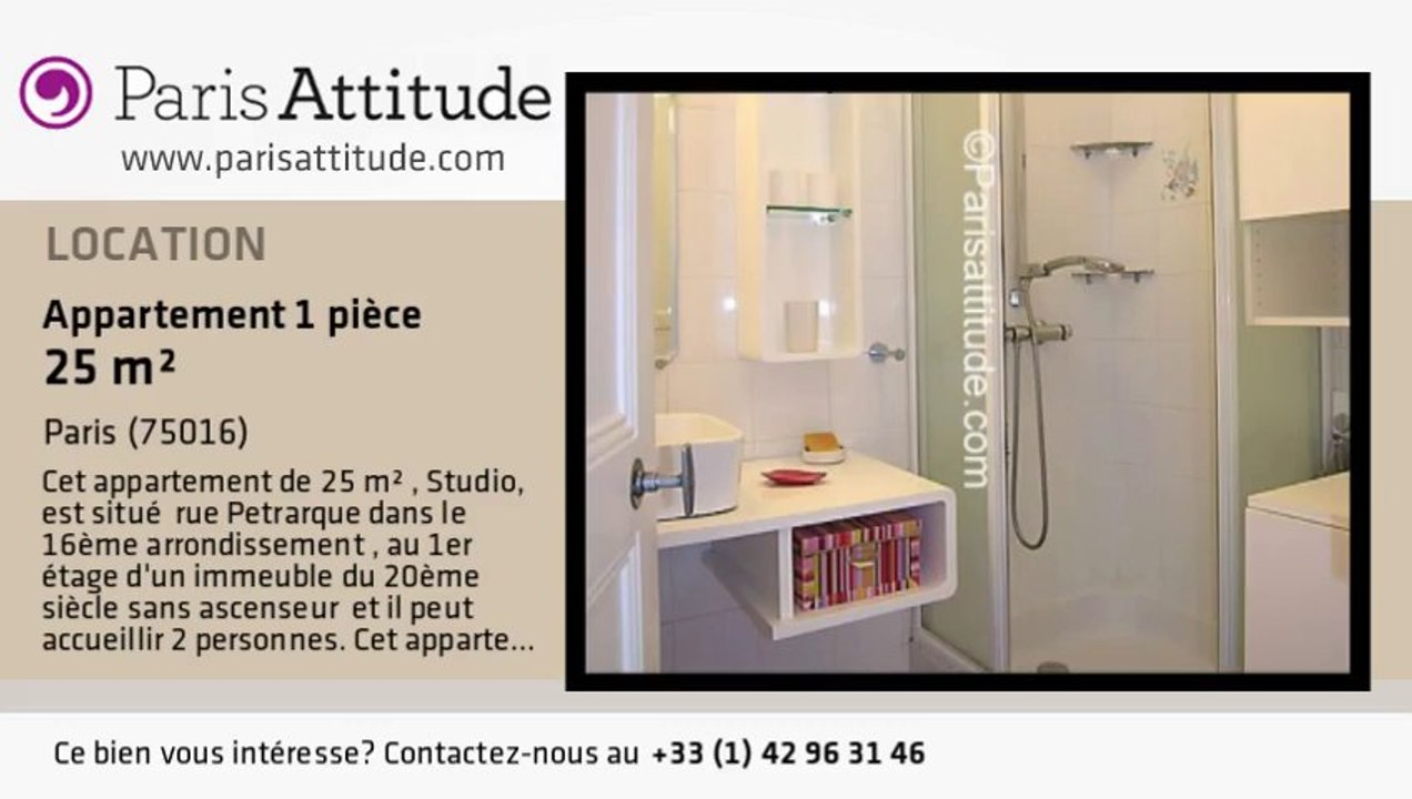 Appartement Studio à louer - Trocadéro, Paris - Ref. 7552