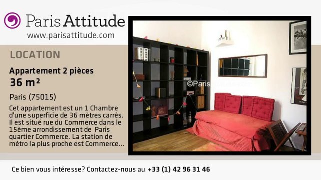 Appartement 1 Chambre à louer - Commerce, Paris - Ref. 3439