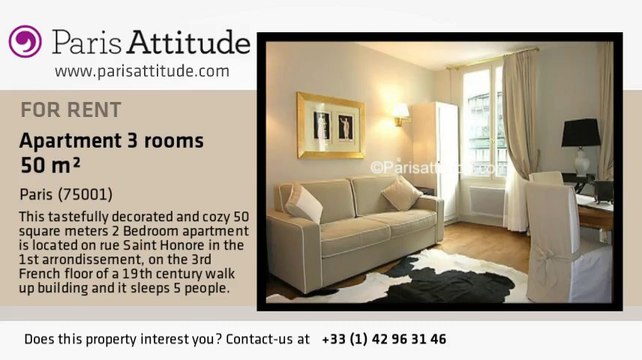 2 Bedroom Apartment for rent - Châtelet, Paris - Ref. 3432