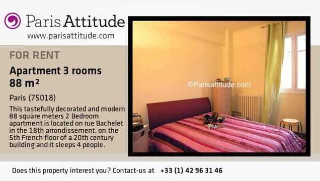 2 Bedroom Apartment for rent - Sacré Cœur, Paris - Ref. 2313