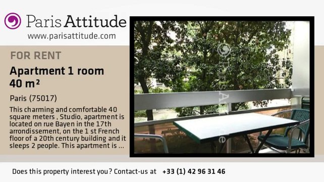 Studio Apartment for rent - Pereire, Paris - Ref. 6447