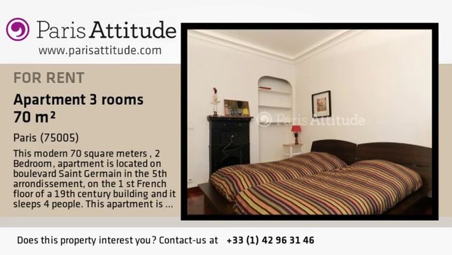 2 Bedroom Apartment for rent - Quartier Latin/St Michel, Paris - Ref. 4096