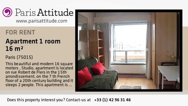 Studio Apartment for rent - Beaugrenelle, Paris - Ref. 7770
