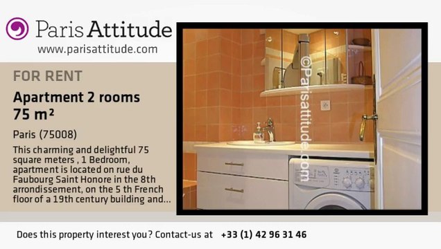 1 Bedroom Apartment for rent - Arc de Triomphe, Paris - Ref. 7757
