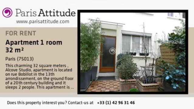 Alcove Studio Apartment for rent - Tolbiac, Paris - Ref. 8201