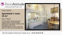 Alcove Studio Apartment for rent - Parc Monceau, Paris - Ref. 6028