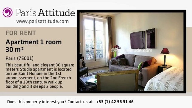 Studio Apartment for rent - Châtelet, Paris - Ref. 2763