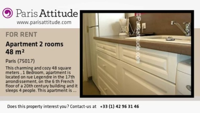 1 Bedroom Apartment for rent - Guy Moquet, Paris - Ref. 7603