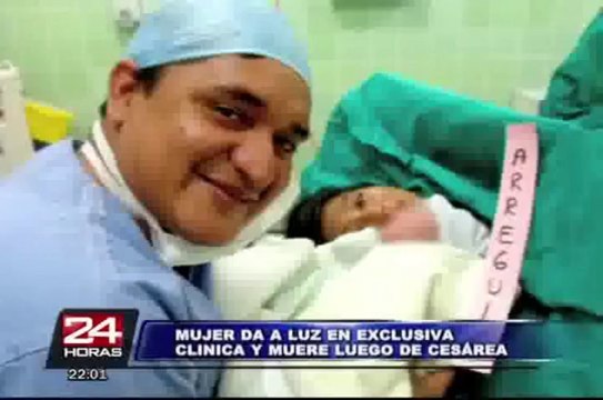 Mujer muere 11 horas después de alumbrar por cesárea en clínica de San Borja