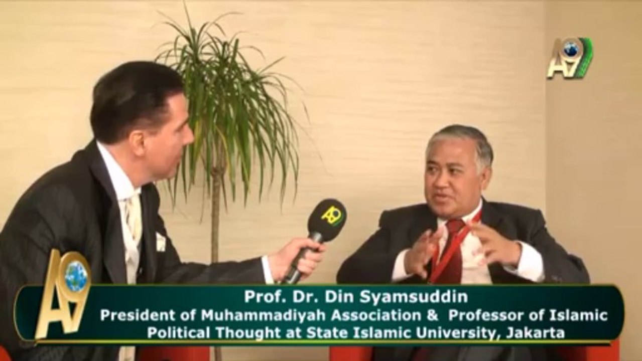 Prof. Dr. Din Syamsuddin, President of Muhammadiyah Association & Professor of Islamic Political Thought at State Islamic University - Jakarta