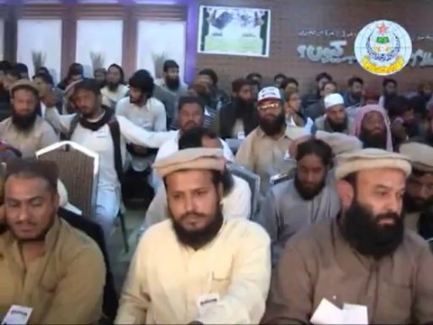 مولانا فضل الرحمن مدنی مجلس شوری مرکزی جمعیت اہل حدیث کے اجلاس سے خطاب کرتے ہوئے