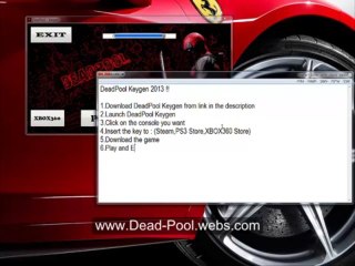 DeadPool - Keygen, Key GENERATOR [June 2013]