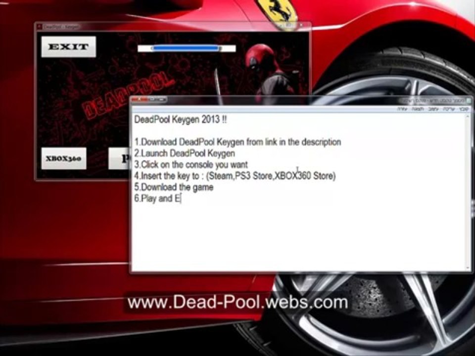DeadPool - Keygen, Key GENERATOR [June 2013]