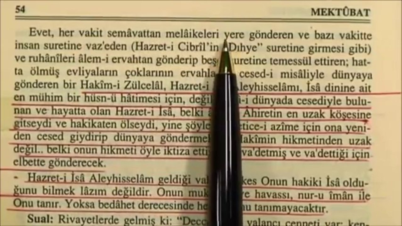 BEDİÜZZAMAN DİYOR Kİ : HZ. İSA ŞAHIS OLARAK DÜNYAYA GELECEK