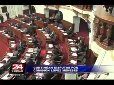 Congreso: continúa debate por Comisión que investigará a López Meneses