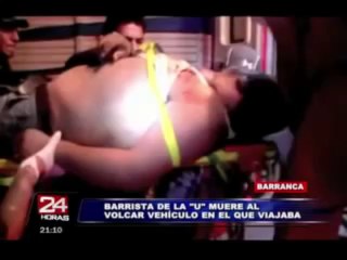 Hincha de la 'U' fallece tras despiste de camioneta en Barranca