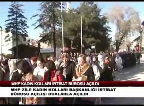 MHP ZİLE KADIN KOLLARI İRTİBAT BÜROSU AÇILDI