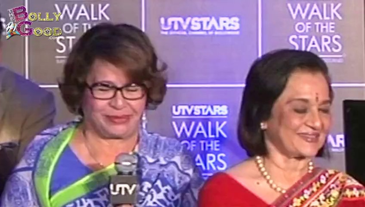 Asha Parekh Was Felicitated With UTV Stars 'Walk Of The Stars' | Latest Bollywood News