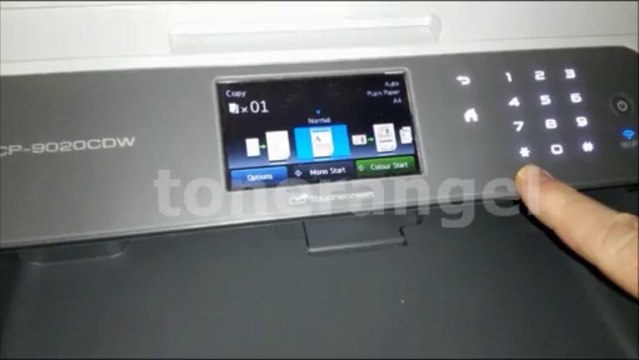 BROTHER DCP9020CDW Remise à zéro du compteur des cartouches toner ou toner reset