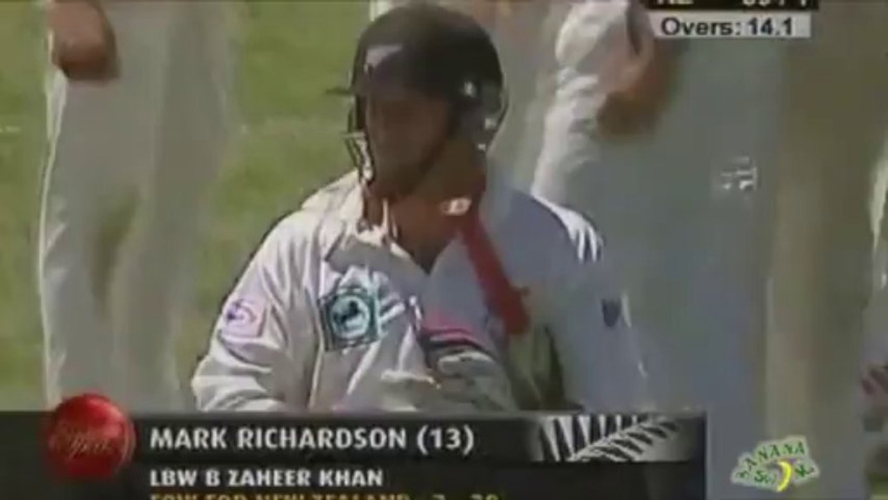 Zaheer Khan Destroying Kiwis