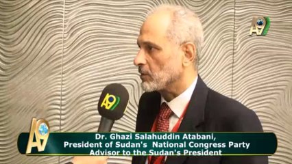 Dr. Ghazi Salahuddin Atabani, President of Sudan's National Congress Party Advisor to the Sudan's President