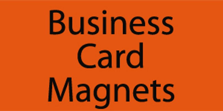 Magnetic Business Cards | Business Card Magnets, in Charlotte North Carolina from Highridge Graphics