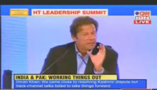 An indian asks Imran Khan why he didn't share stage with Salman Rushdie 2 years ago