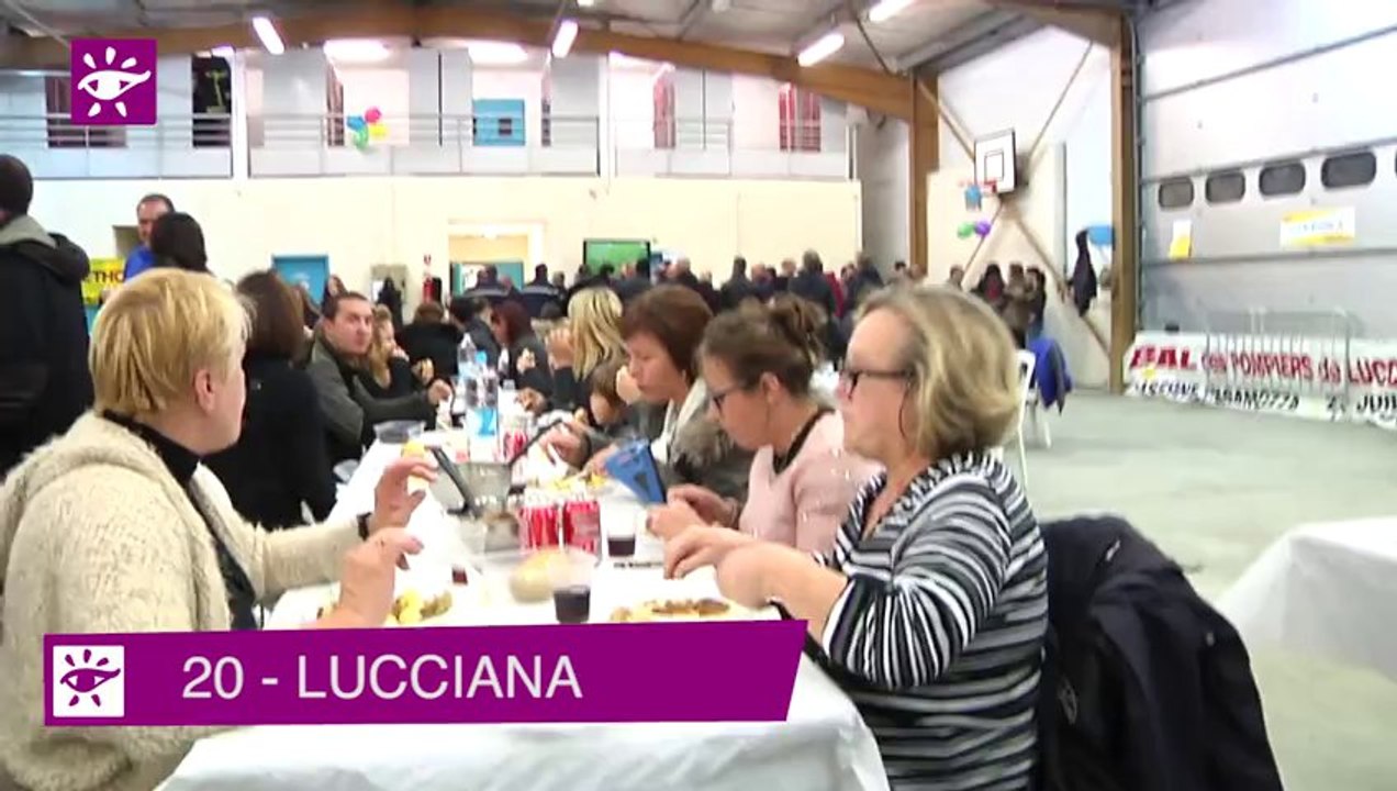 Téléthon 2013 : Animation des pompiers à Lucciana (2B)