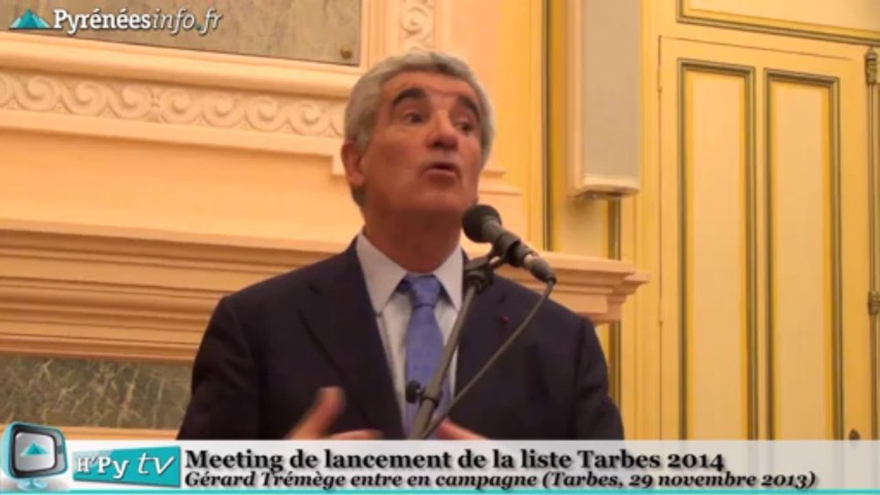 [TARBES] Municipales 2014 Meeting Tarbes 2014 Gérard Trémège (29 novembre 2013) Partie 2