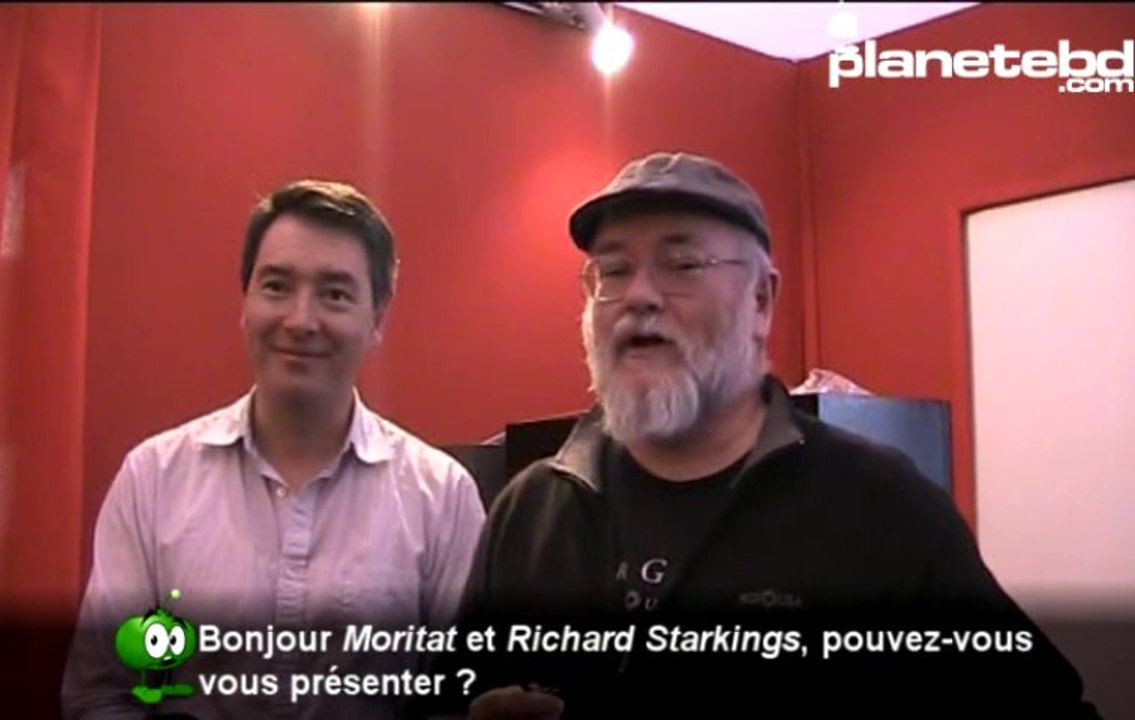 Moritat et Richard Starkings en interview sur PlaneteBD.com