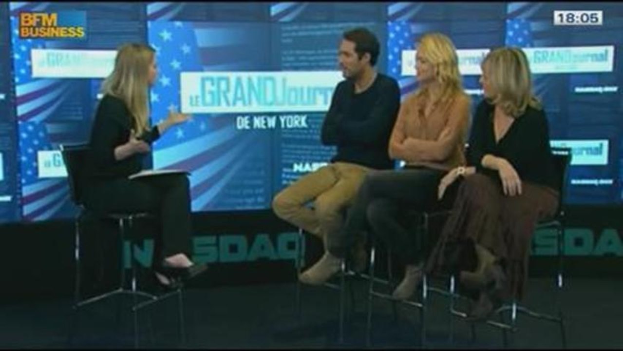 Le Cinéma français à la conquête de New York: Catherine Laleuf, Nicolas Bedos et Virginie Efira, dans Le Grand Journal de New York - 07/12 1/4