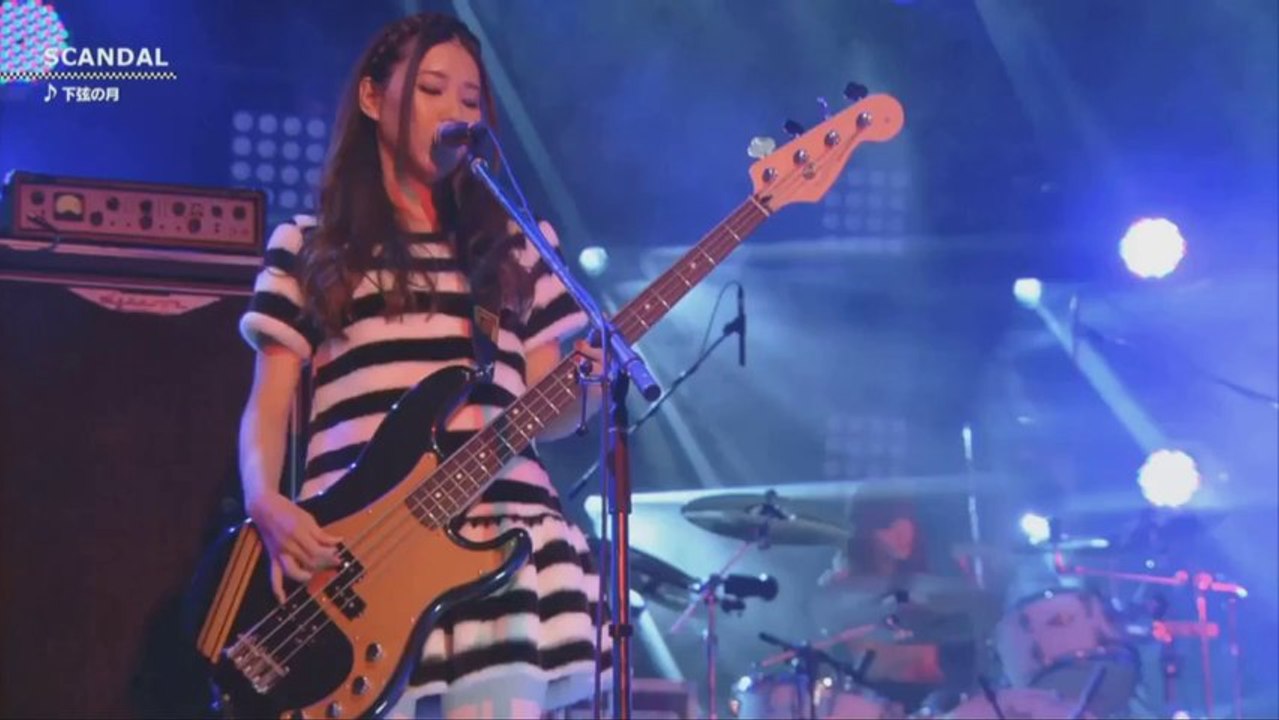 SCANDAL - Koi no Gestalt Houkai & Kagen no Tsuki live (Black&White song fes.)