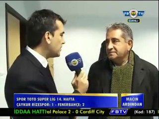 Mahmut Uslu'nun Açıklamaları 07.12.2013  Rize - F.Bahçe