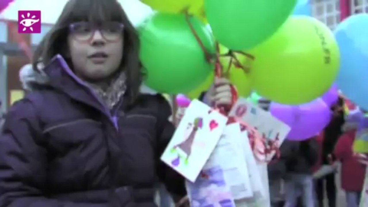 Téléthon 2013 : Lâcher de ballons à Reichstett...